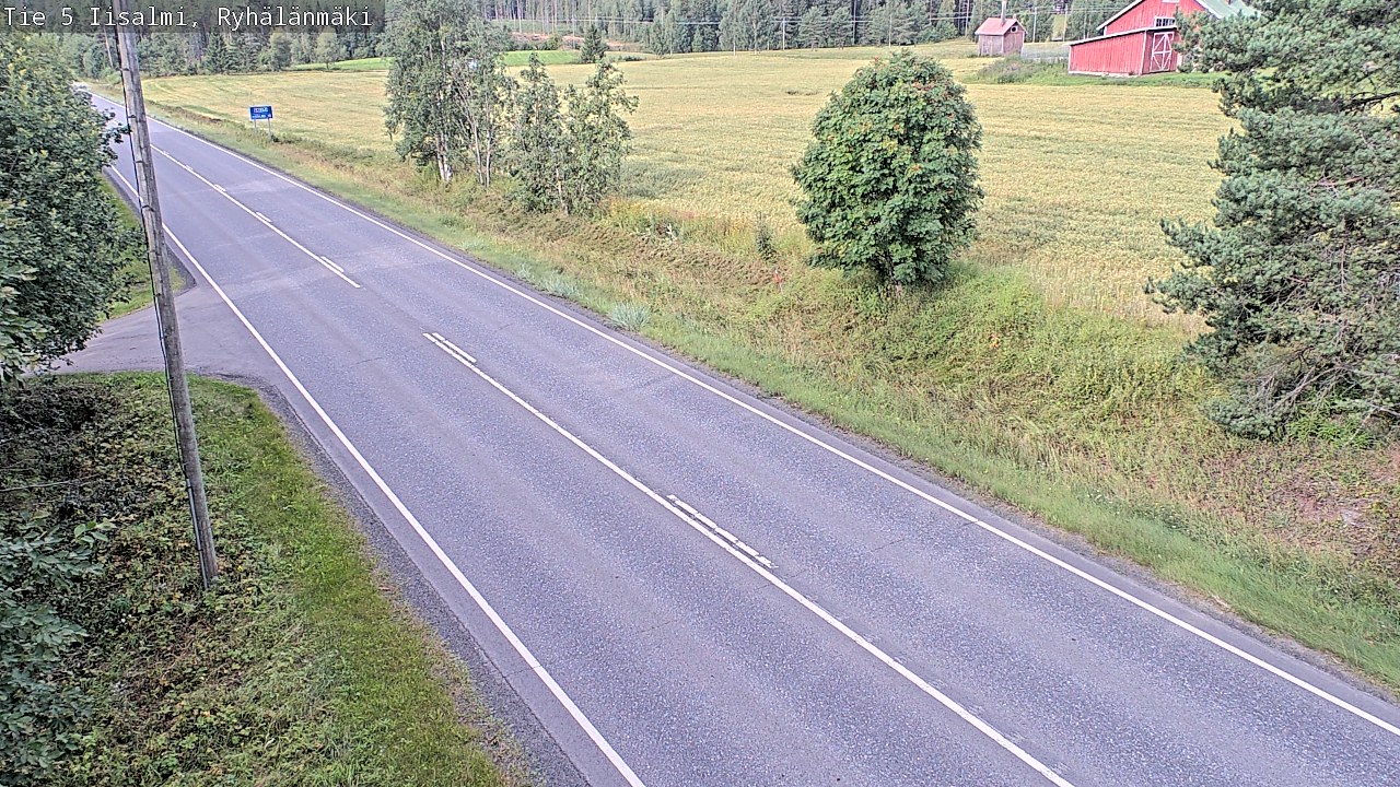 Weather Camera Image Väg 5 Idensalmi, Ryhälänmäki, Iisalmi, Pohjois-Savo