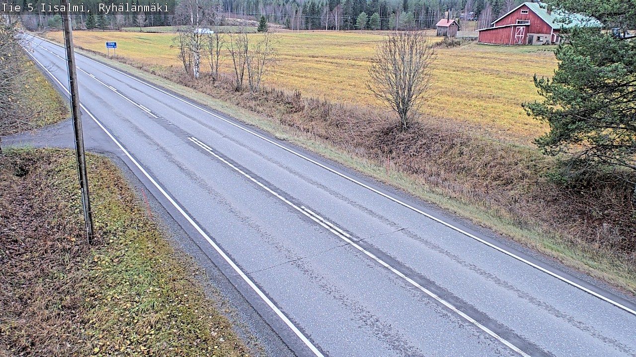 Weather Camera Image Väg 5 Idensalmi, Ryhälänmäki, Iisalmi, Pohjois-Savo
