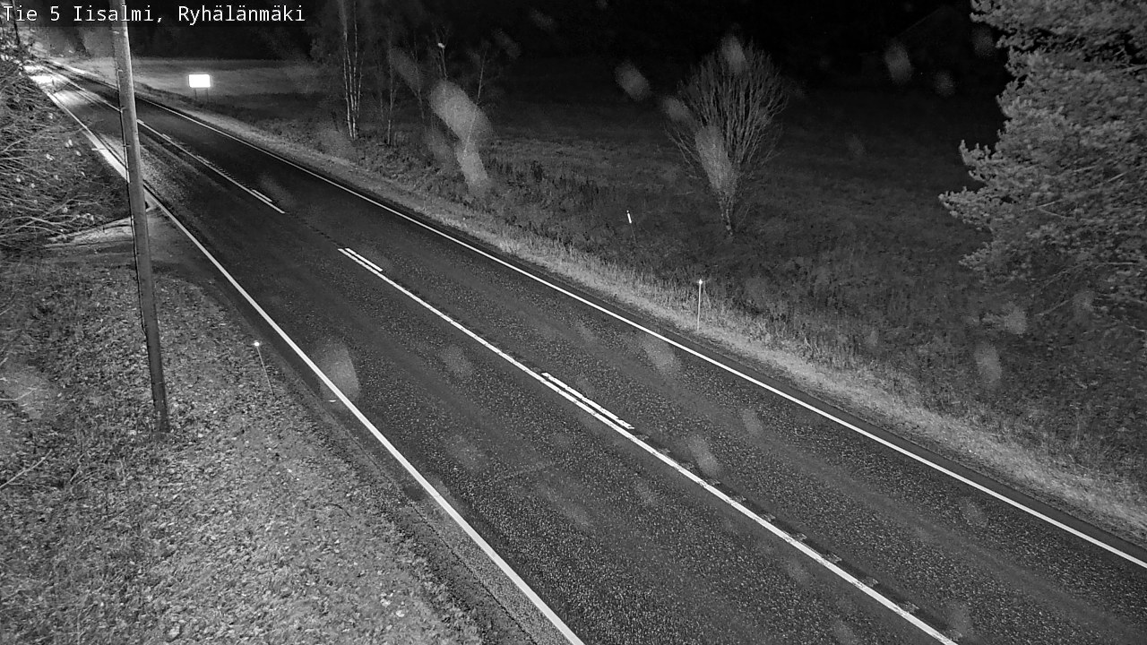 Weather Camera Image Road 5 Iisalmi, Ryhälänmäki, Iisalmi, Pohjois-Savo
