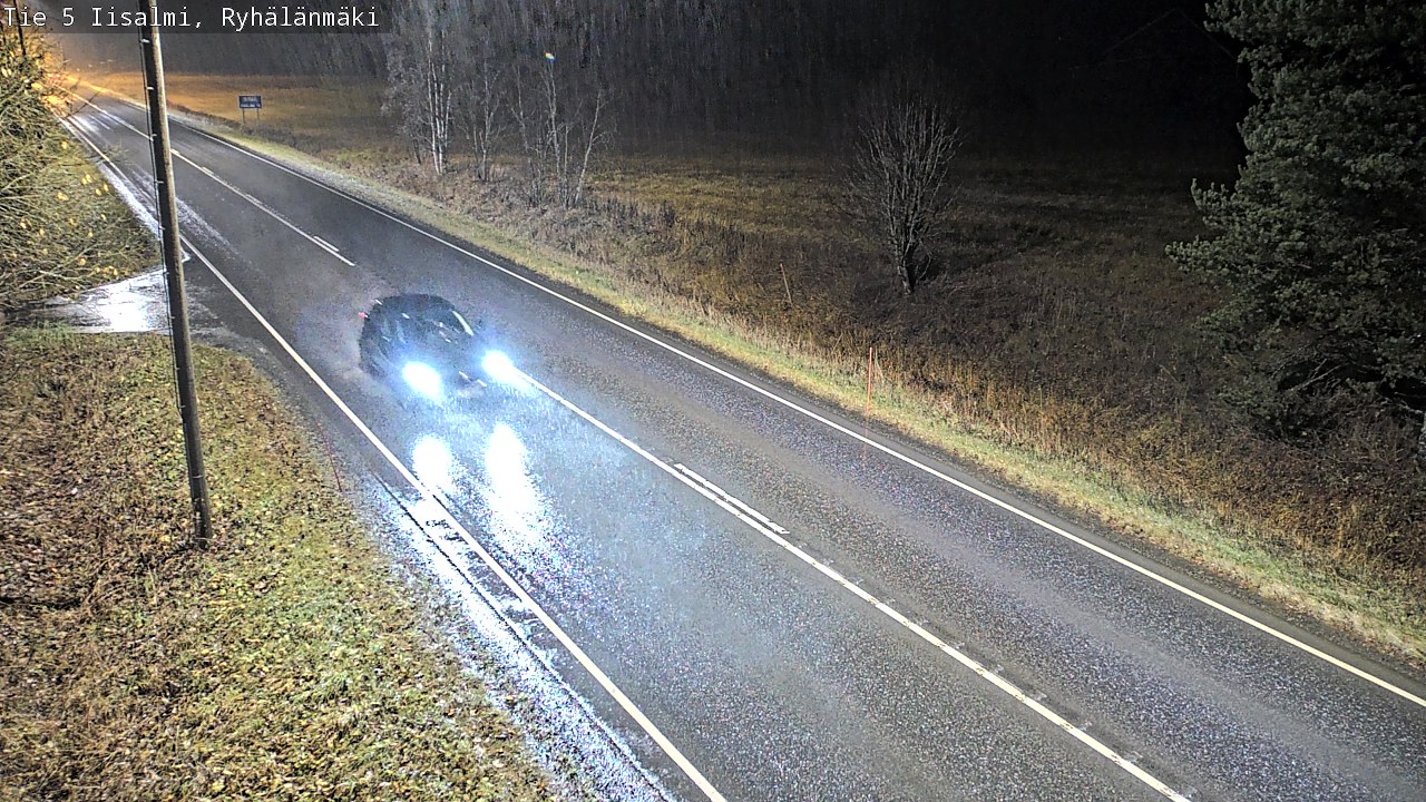 Weather Camera Image Väg 5 Idensalmi, Ryhälänmäki, Iisalmi, Pohjois-Savo