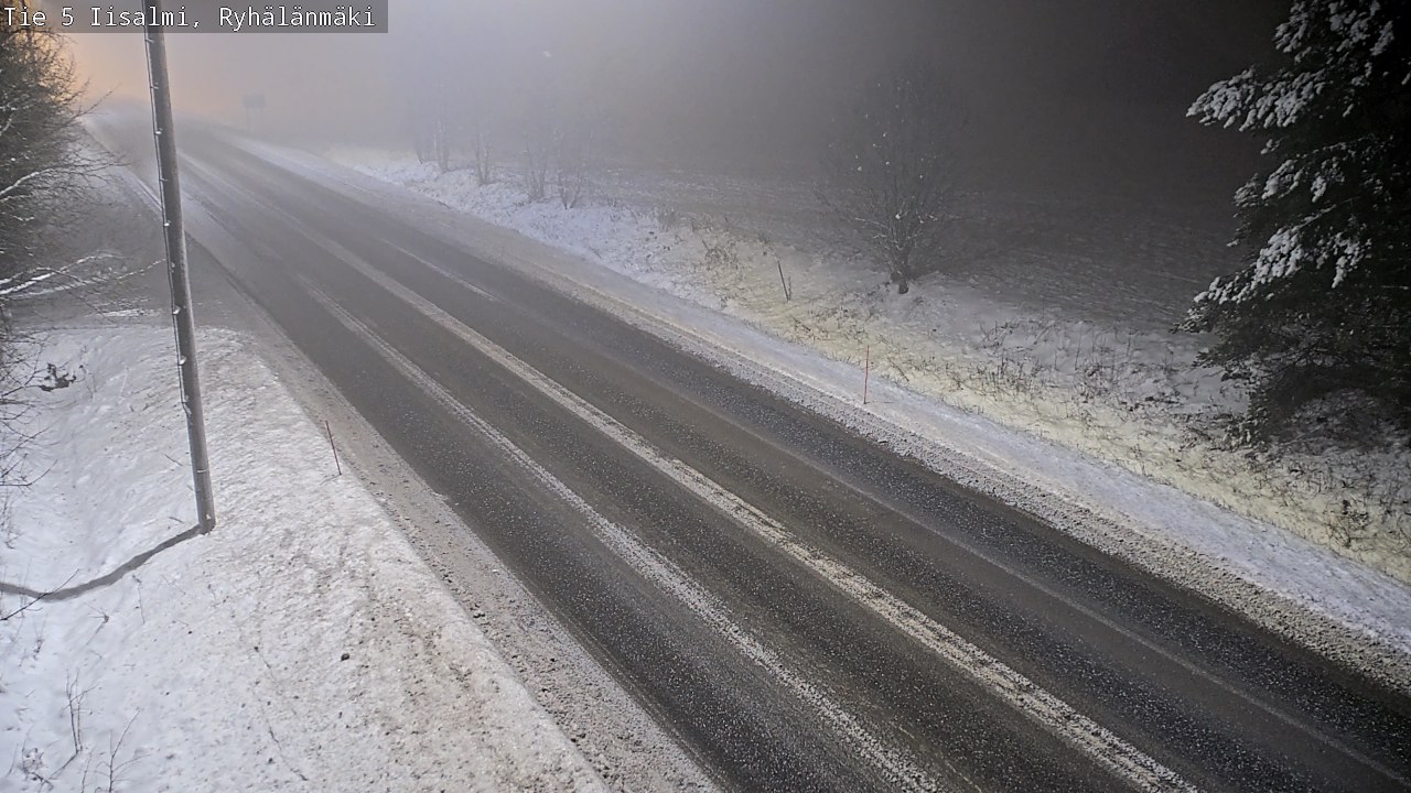 Weather Camera Image Väg 5 Idensalmi, Ryhälänmäki, Iisalmi, Pohjois-Savo