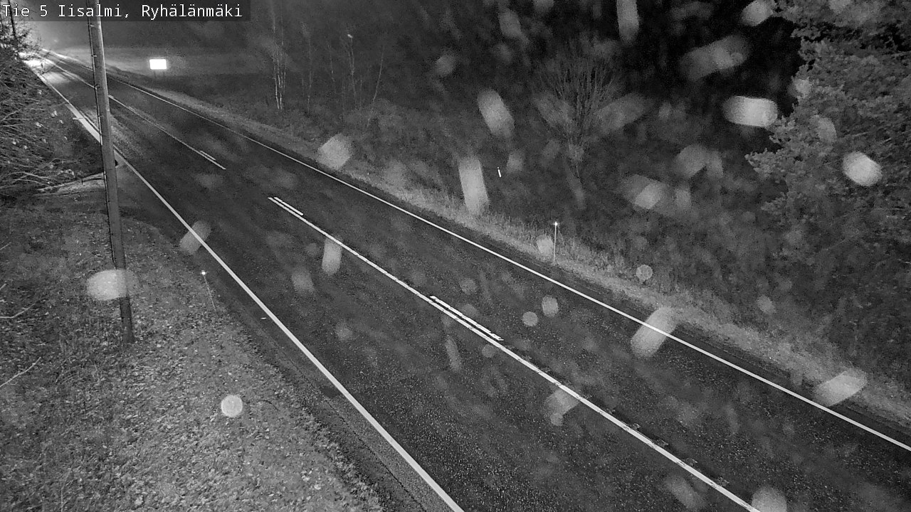 Weather Camera Image Road 5 Iisalmi, Ryhälänmäki, Iisalmi, Pohjois-Savo