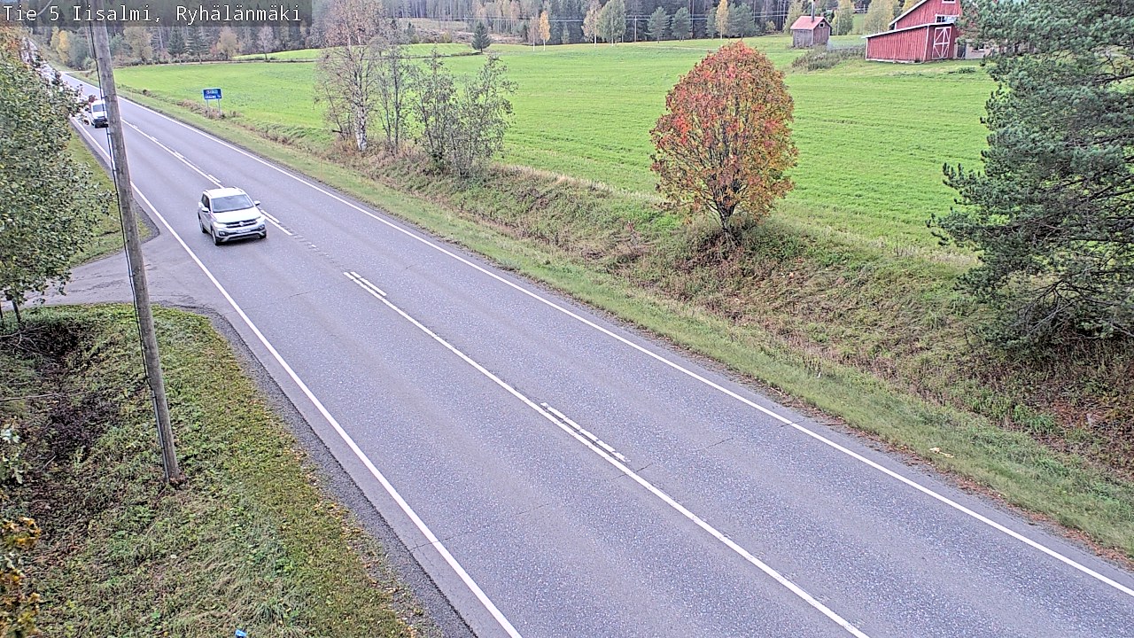 Weather Camera Image Väg 5 Idensalmi, Ryhälänmäki, Iisalmi, Pohjois-Savo