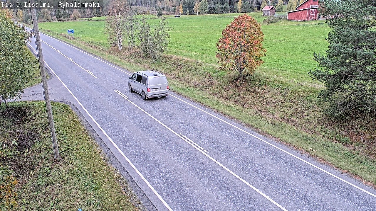 Weather Camera Image Väg 5 Idensalmi, Ryhälänmäki, Iisalmi, Pohjois-Savo