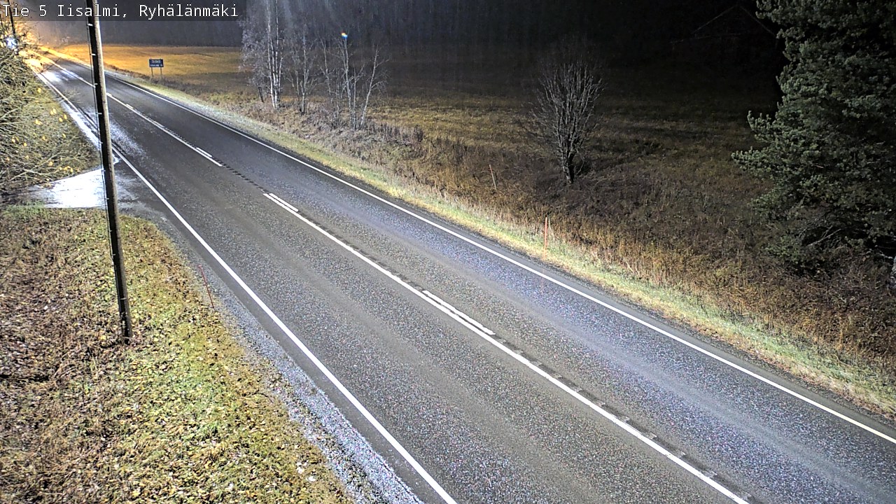 Weather Camera Image Road 5 Iisalmi, Ryhälänmäki, Iisalmi, Pohjois-Savo