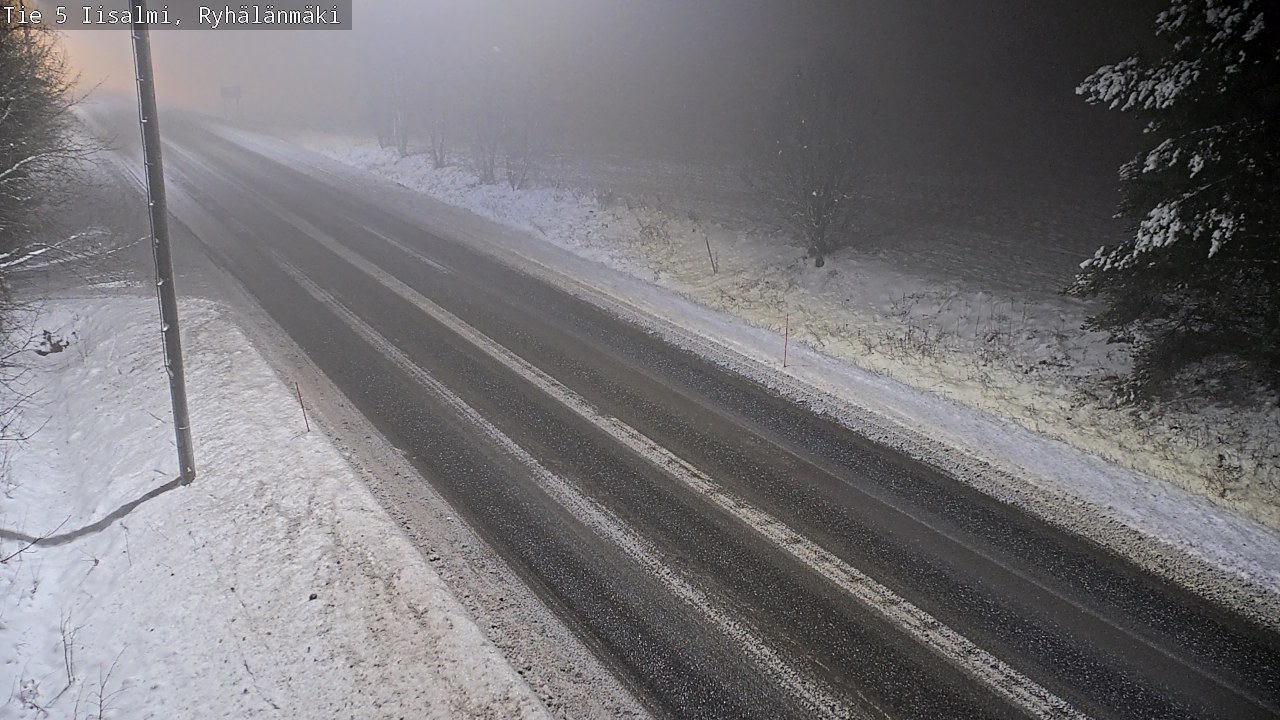 Weather Camera Image Väg 5 Idensalmi, Ryhälänmäki, Iisalmi, Pohjois-Savo