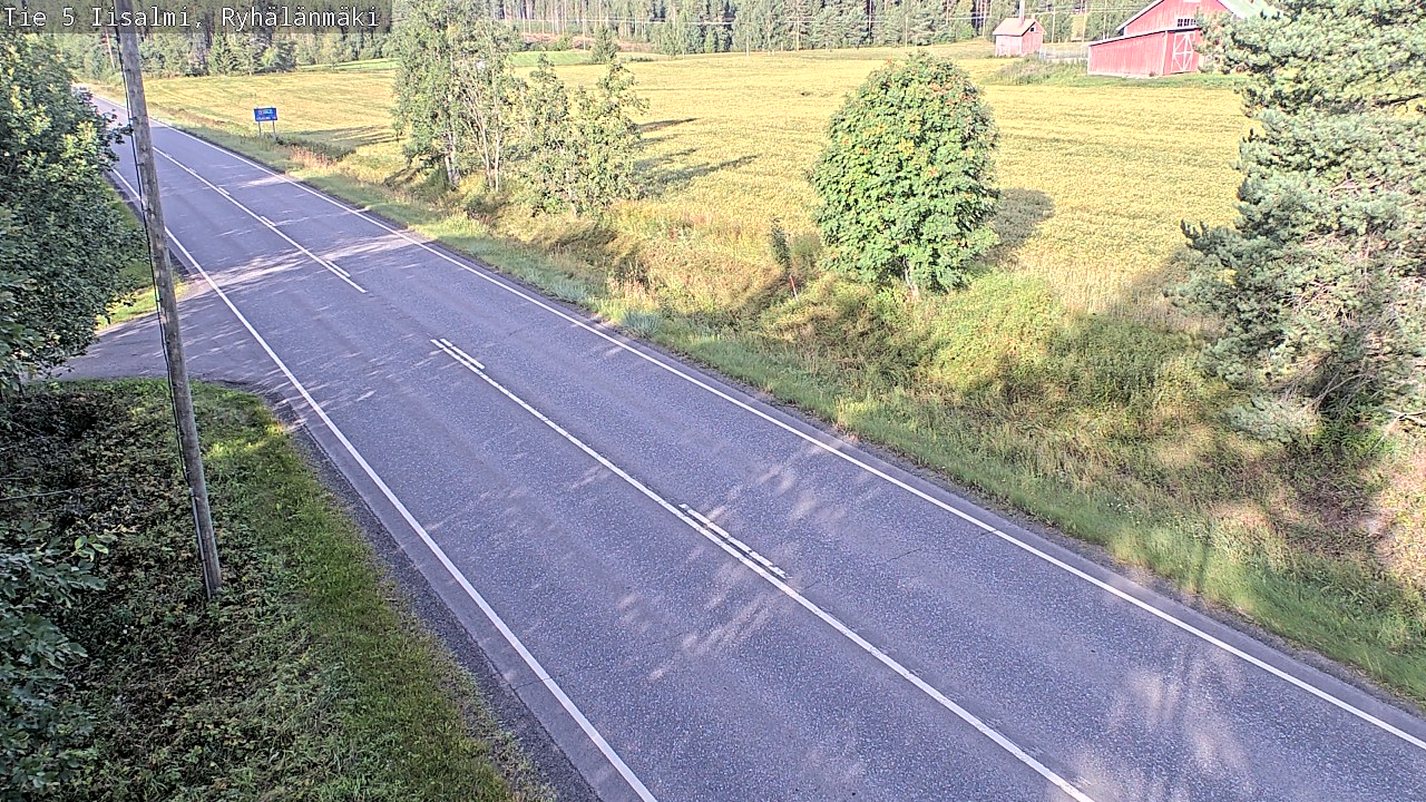 Weather Camera Image Väg 5 Idensalmi, Ryhälänmäki, Iisalmi, Pohjois-Savo