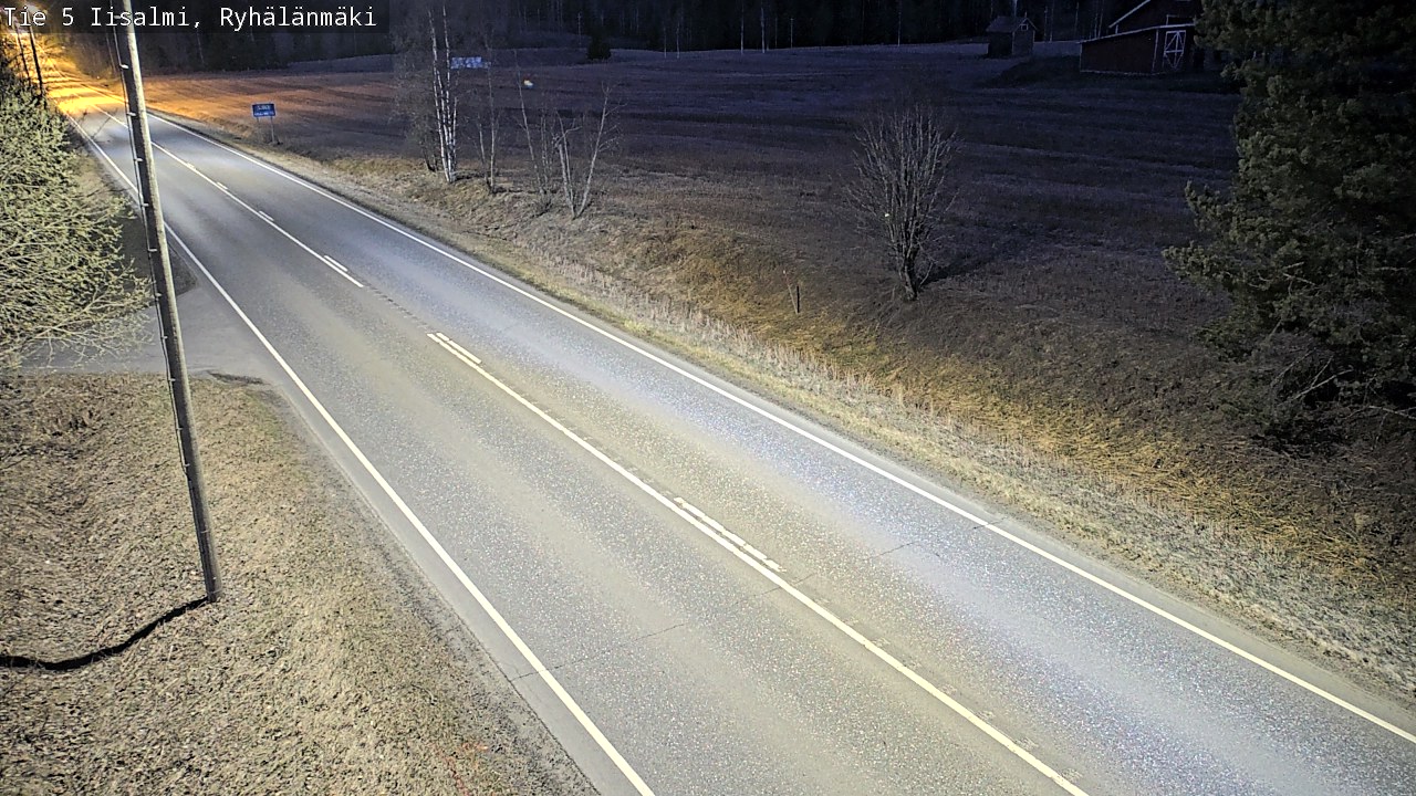 Weather Camera Image Väg 5 Idensalmi, Ryhälänmäki, Iisalmi, Pohjois-Savo