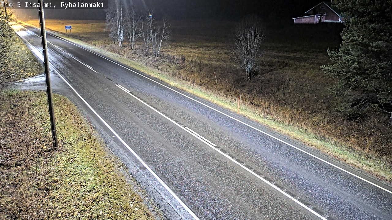 Weather Camera Image Väg 5 Idensalmi, Ryhälänmäki, Iisalmi, Pohjois-Savo