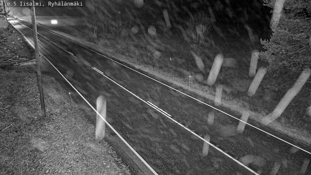 Weather Camera Image Road 5 Iisalmi, Ryhälänmäki, Iisalmi, Pohjois-Savo