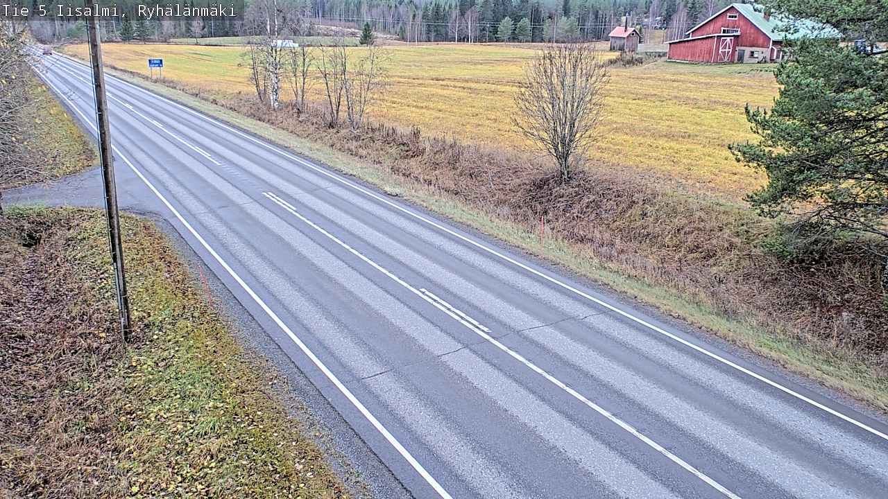 Weather Camera Image Väg 5 Idensalmi, Ryhälänmäki, Iisalmi, Pohjois-Savo