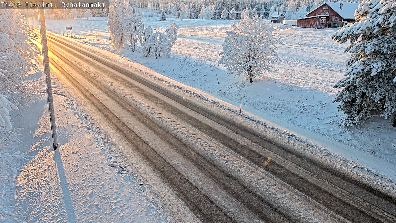 Weather Camera Image Väg 5 Idensalmi, Ryhälänmäki, Iisalmi, Pohjois-Savo