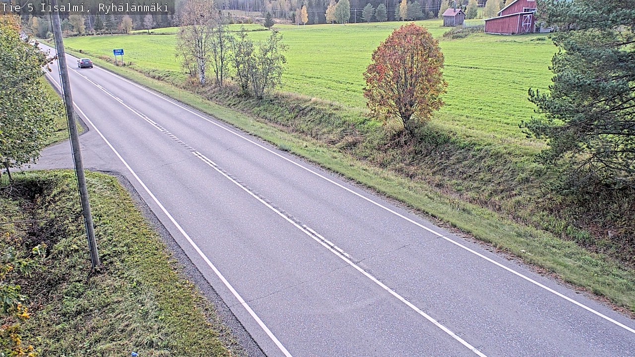 Weather Camera Image Väg 5 Idensalmi, Ryhälänmäki, Iisalmi, Pohjois-Savo