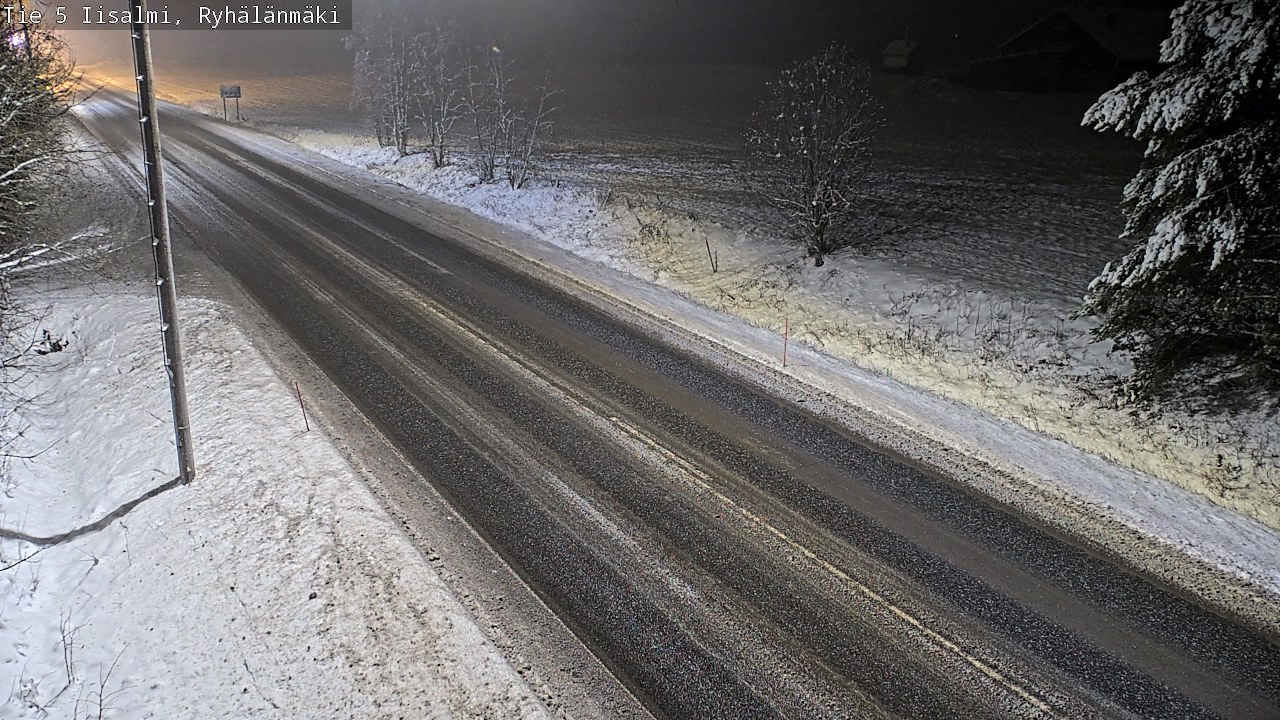 Weather Camera Image Väg 5 Idensalmi, Ryhälänmäki, Iisalmi, Pohjois-Savo