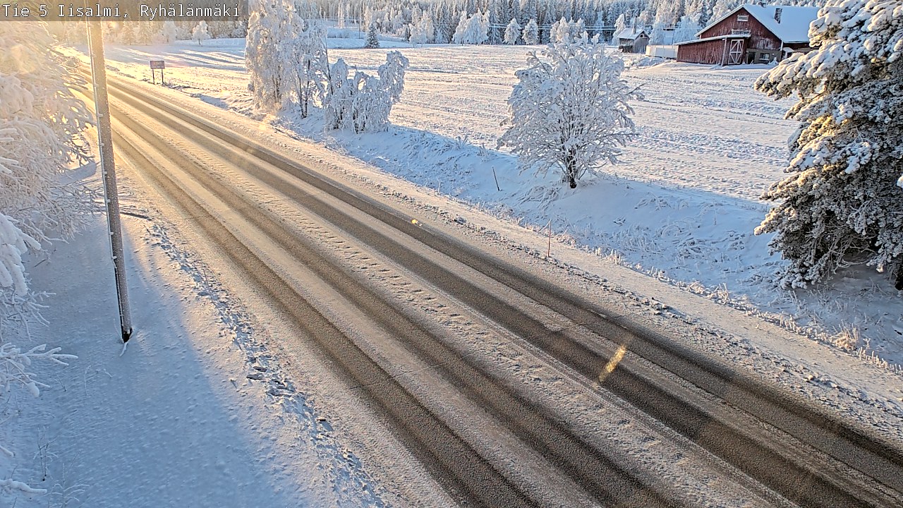 Weather Camera Image Väg 5 Idensalmi, Ryhälänmäki, Iisalmi, Pohjois-Savo