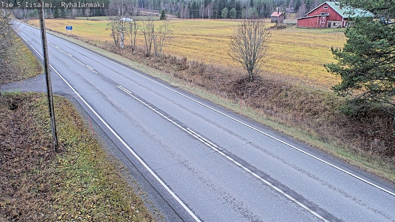 Weather Camera Image Väg 5 Idensalmi, Ryhälänmäki, Iisalmi, Pohjois-Savo