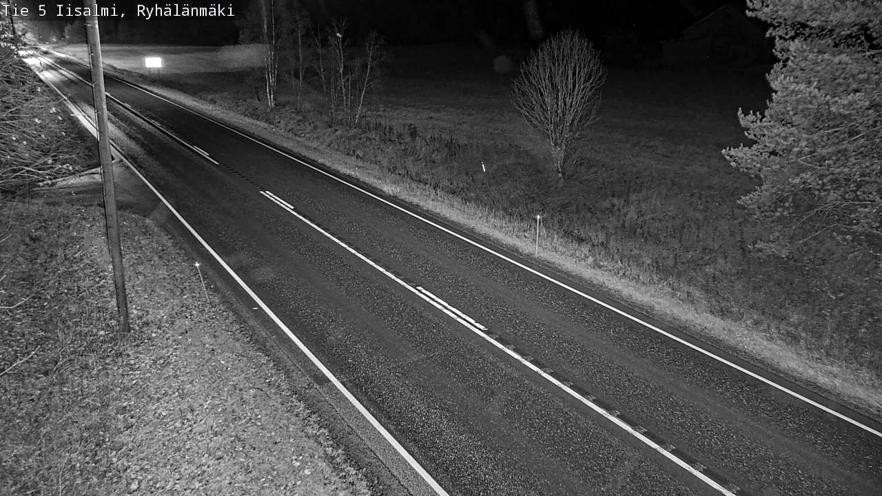 Weather Camera Image Road 5 Iisalmi, Ryhälänmäki, Iisalmi, Pohjois-Savo