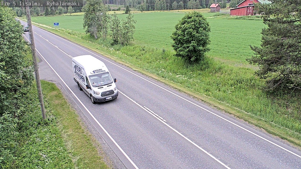Weather Camera Image Road 5 Iisalmi, Ryhälänmäki, Iisalmi, Pohjois-Savo