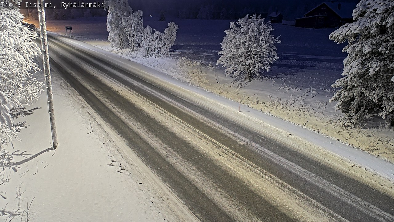 Weather Camera Image Väg 5 Idensalmi, Ryhälänmäki, Iisalmi, Pohjois-Savo