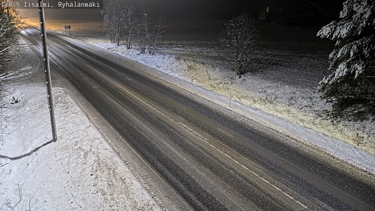 Weather Camera Image Väg 5 Idensalmi, Ryhälänmäki, Iisalmi, Pohjois-Savo