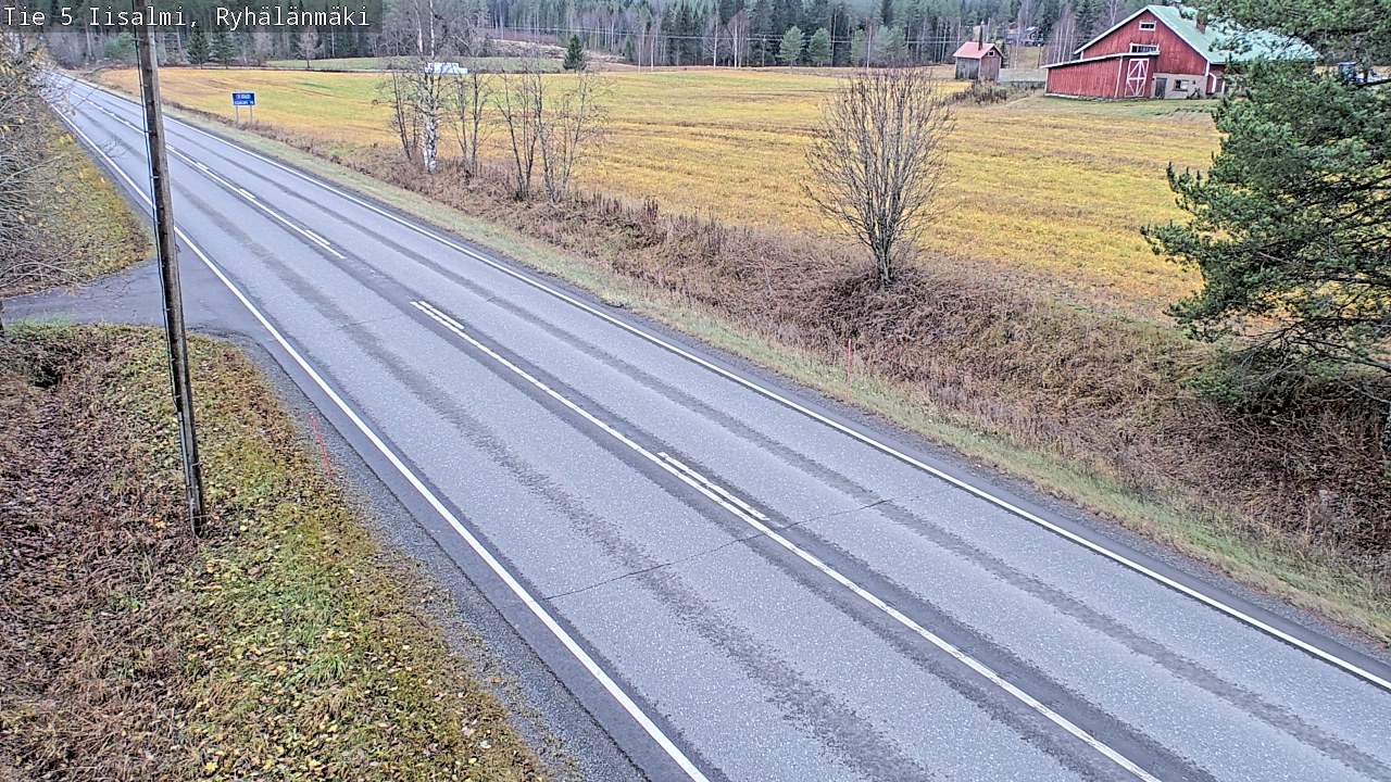 Weather Camera Image Väg 5 Idensalmi, Ryhälänmäki, Iisalmi, Pohjois-Savo
