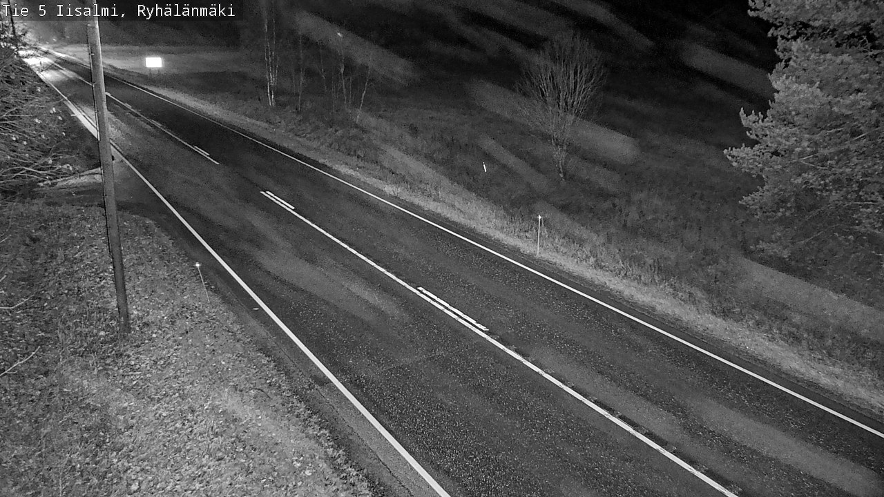 Weather Camera Image Road 5 Iisalmi, Ryhälänmäki, Iisalmi, Pohjois-Savo