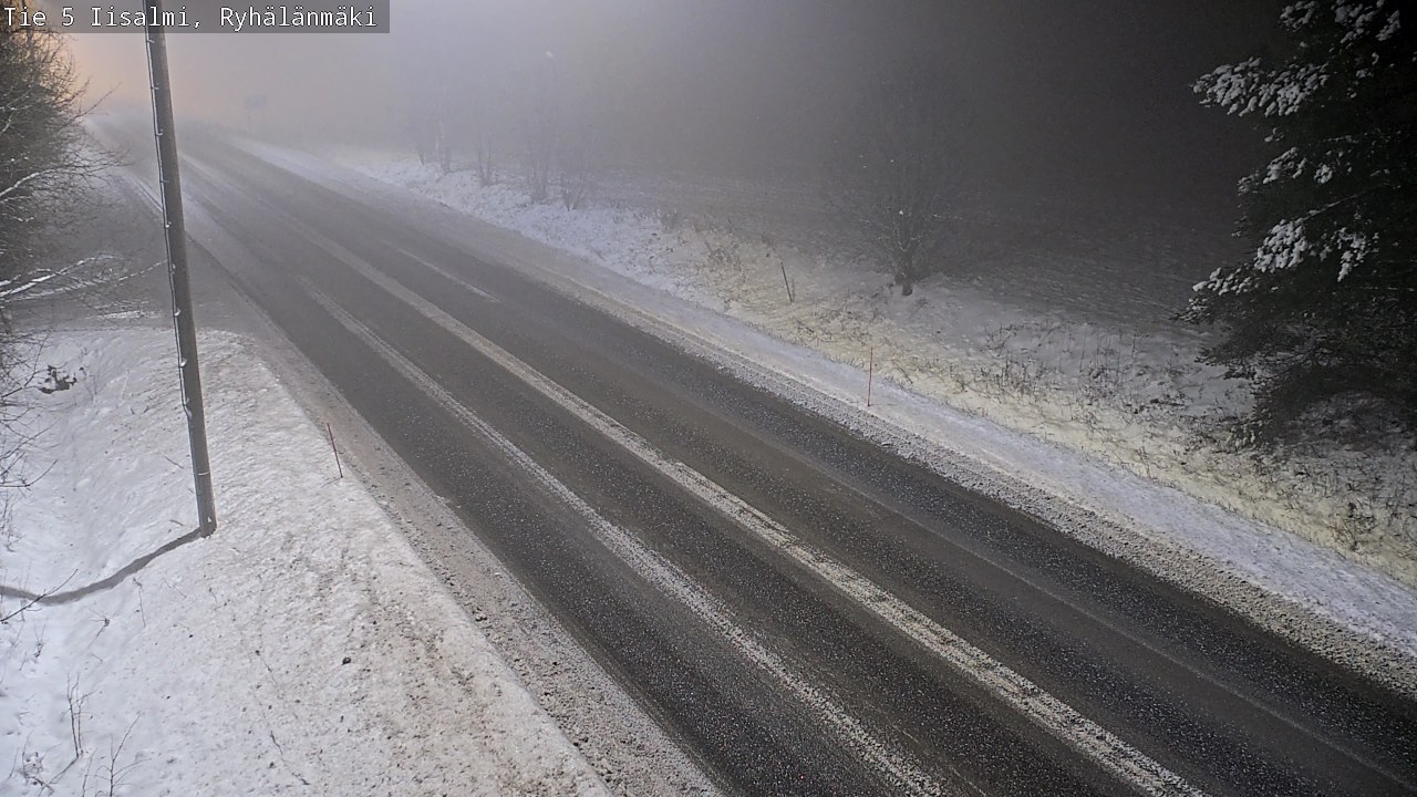 Weather Camera Image Väg 5 Idensalmi, Ryhälänmäki, Iisalmi, Pohjois-Savo