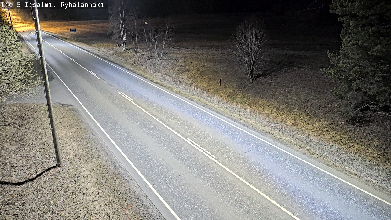 Weather Camera Image Väg 5 Idensalmi, Ryhälänmäki, Iisalmi, Pohjois-Savo