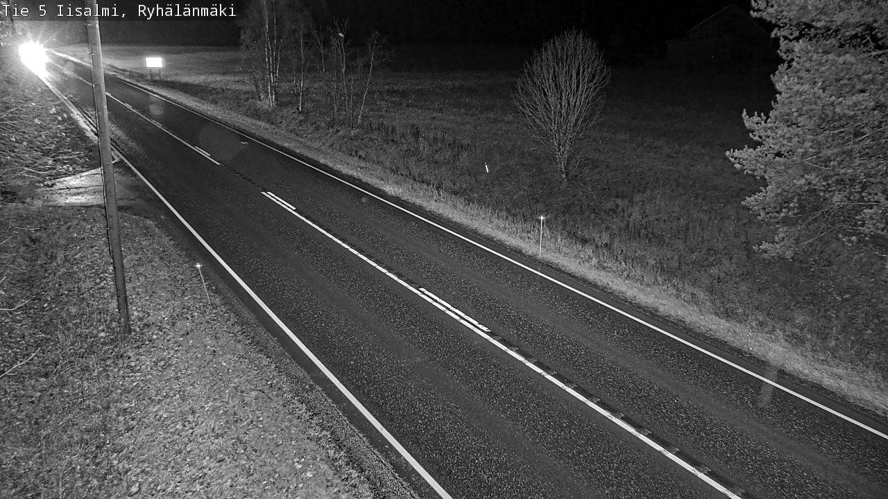Weather Camera Image Väg 5 Idensalmi, Ryhälänmäki, Iisalmi, Pohjois-Savo
