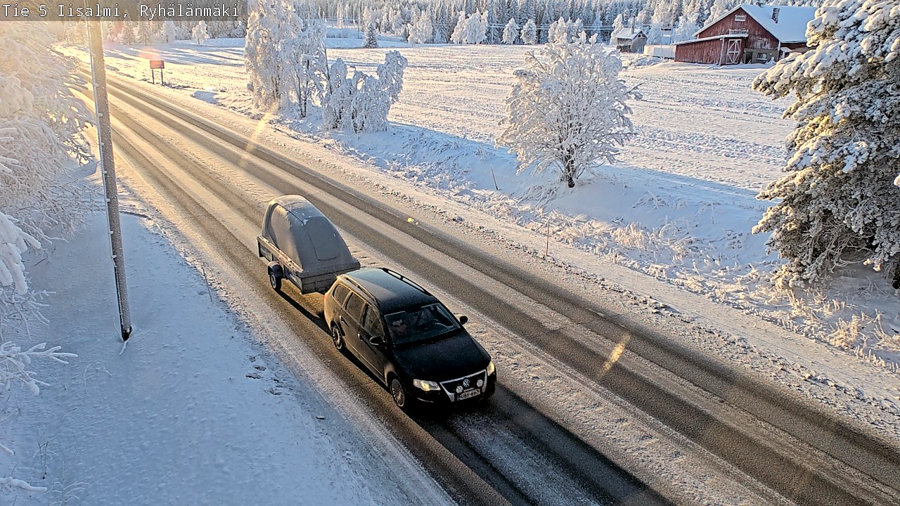 Weather Camera Image Väg 5 Idensalmi, Ryhälänmäki, Iisalmi, Pohjois-Savo
