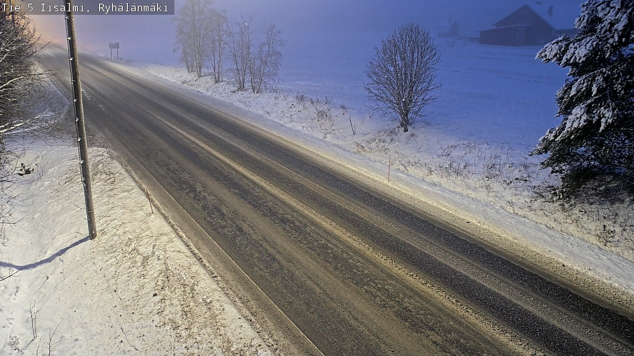 Weather Camera Image Väg 5 Idensalmi, Ryhälänmäki, Iisalmi, Pohjois-Savo