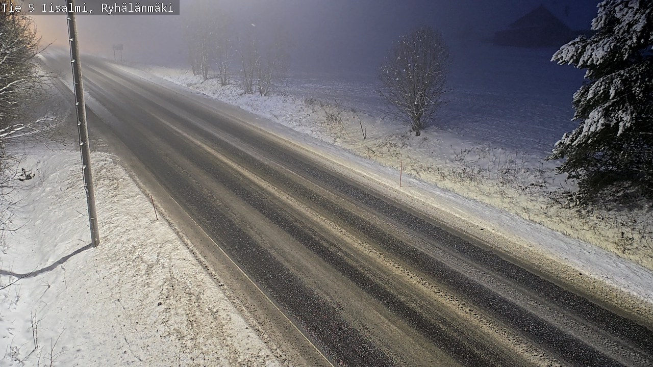 Weather Camera Image Väg 5 Idensalmi, Ryhälänmäki, Iisalmi, Pohjois-Savo