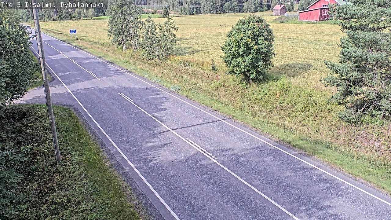 Weather Camera Image Väg 5 Idensalmi, Ryhälänmäki, Iisalmi, Pohjois-Savo