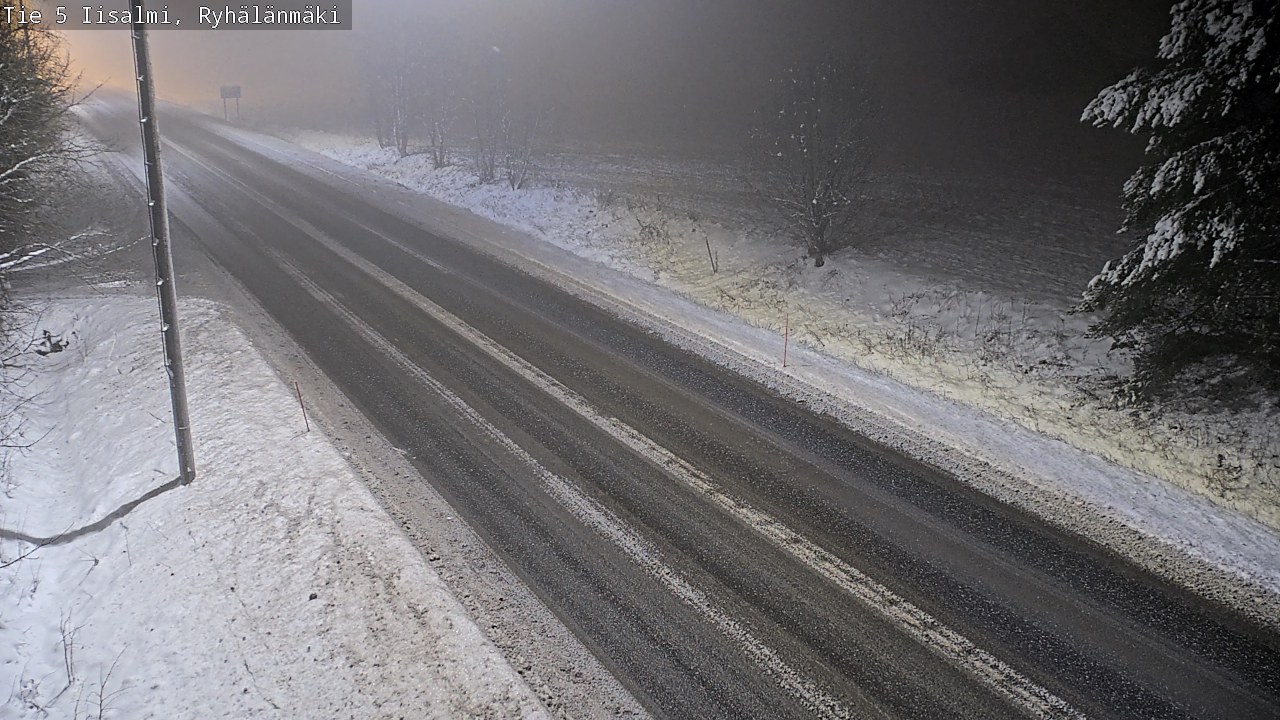 Weather Camera Image Väg 5 Idensalmi, Ryhälänmäki, Iisalmi, Pohjois-Savo