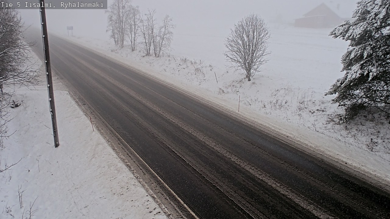 Weather Camera Image Väg 5 Idensalmi, Ryhälänmäki, Iisalmi, Pohjois-Savo