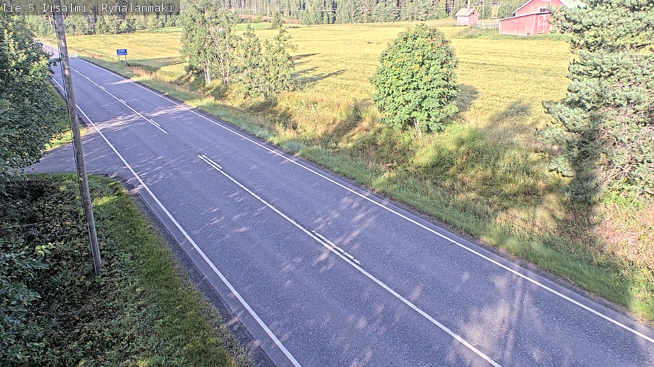 Weather Camera Image Väg 5 Idensalmi, Ryhälänmäki, Iisalmi, Pohjois-Savo