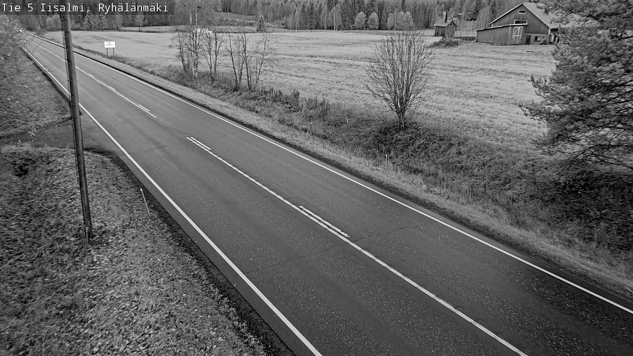 Weather Camera Image Väg 5 Idensalmi, Ryhälänmäki, Iisalmi, Pohjois-Savo