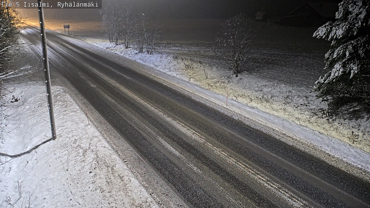 Weather Camera Image Väg 5 Idensalmi, Ryhälänmäki, Iisalmi, Pohjois-Savo