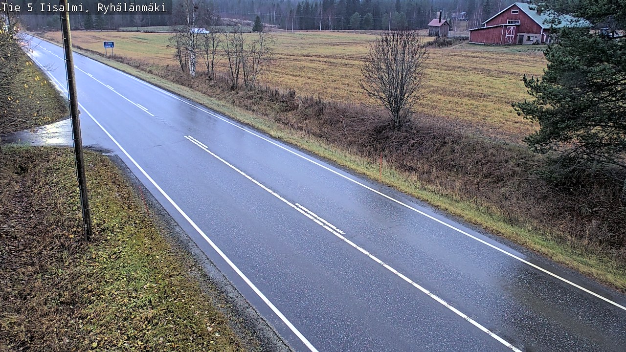 Weather Camera Image Väg 5 Idensalmi, Ryhälänmäki, Iisalmi, Pohjois-Savo