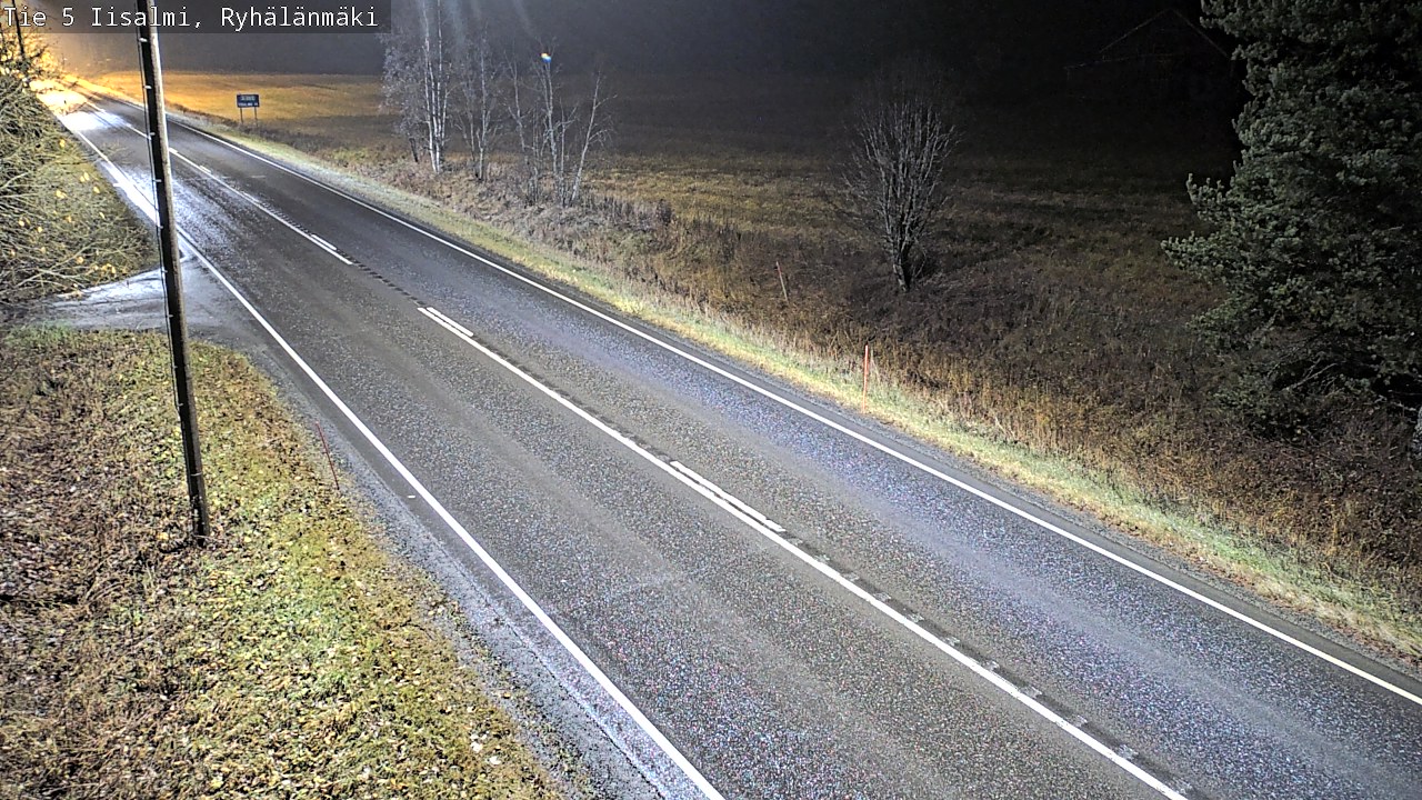 Weather Camera Image Väg 5 Idensalmi, Ryhälänmäki, Iisalmi, Pohjois-Savo