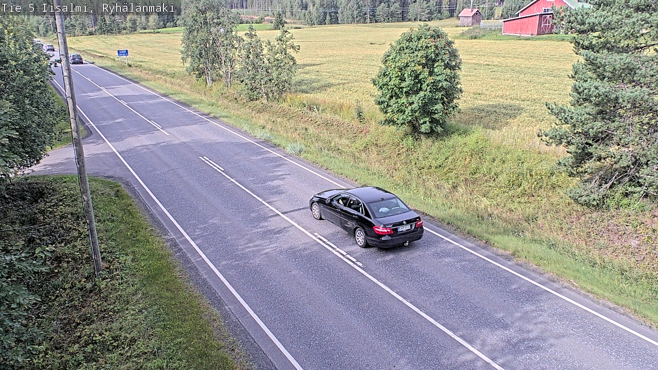 Weather Camera Image Väg 5 Idensalmi, Ryhälänmäki, Iisalmi, Pohjois-Savo