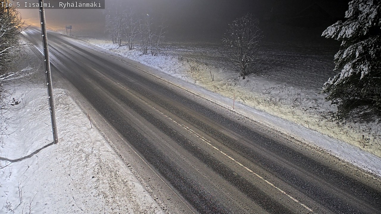 Weather Camera Image Väg 5 Idensalmi, Ryhälänmäki, Iisalmi, Pohjois-Savo
