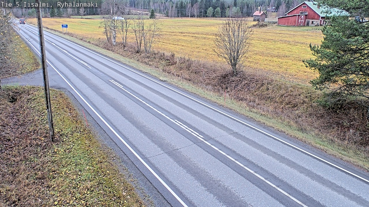Weather Camera Image Väg 5 Idensalmi, Ryhälänmäki, Iisalmi, Pohjois-Savo