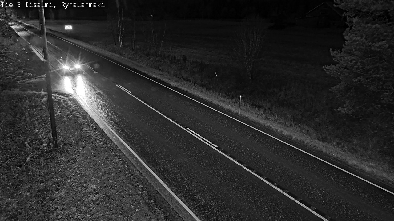 Weather Camera Image Road 5 Iisalmi, Ryhälänmäki, Iisalmi, Pohjois-Savo