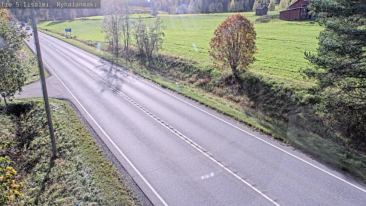 Weather Camera Image Väg 5 Idensalmi, Ryhälänmäki, Iisalmi, Pohjois-Savo
