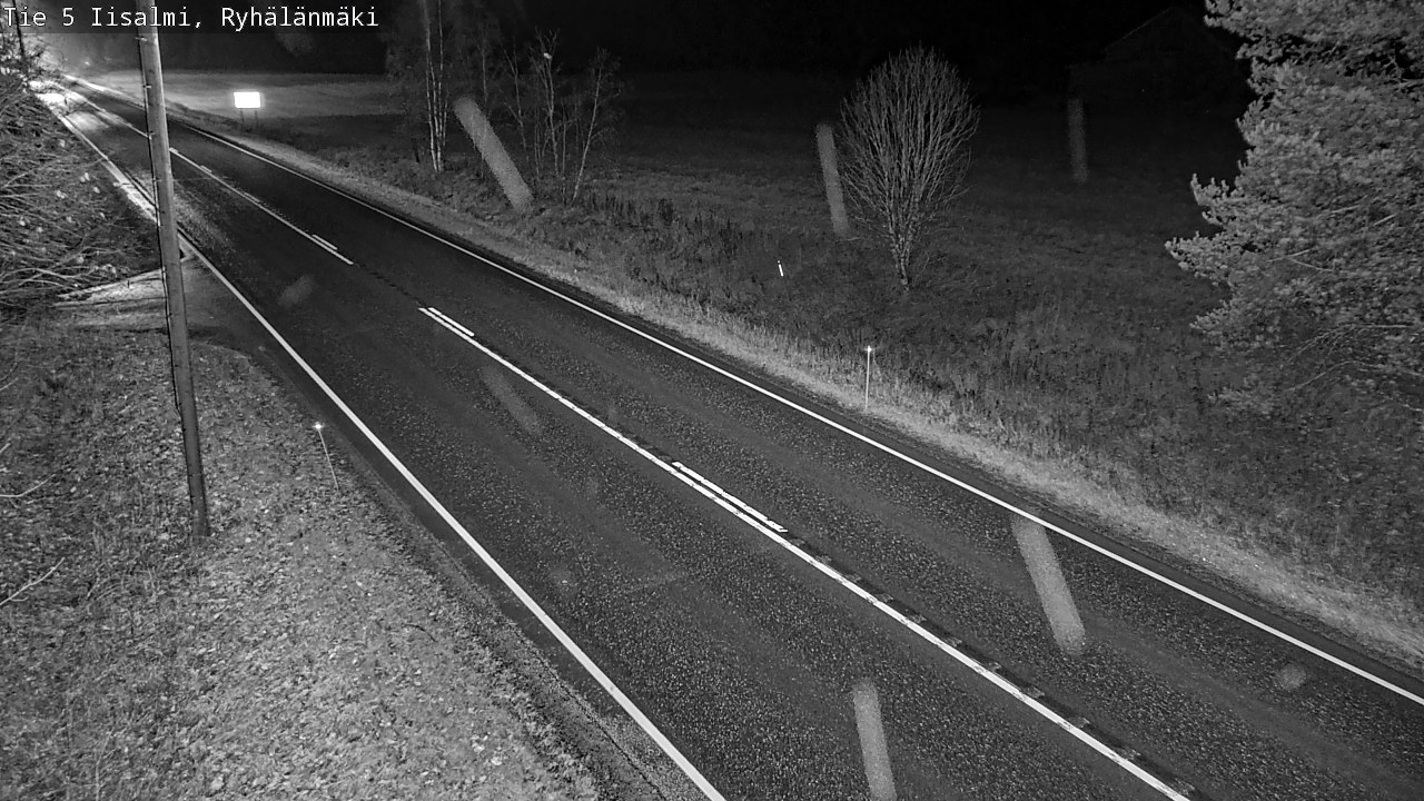 Weather Camera Image Väg 5 Idensalmi, Ryhälänmäki, Iisalmi, Pohjois-Savo