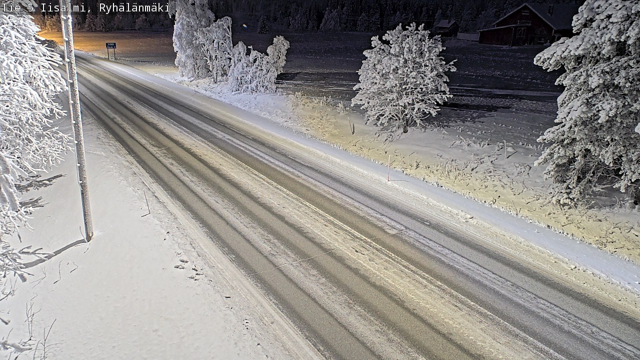 Weather Camera Image Väg 5 Idensalmi, Ryhälänmäki, Iisalmi, Pohjois-Savo