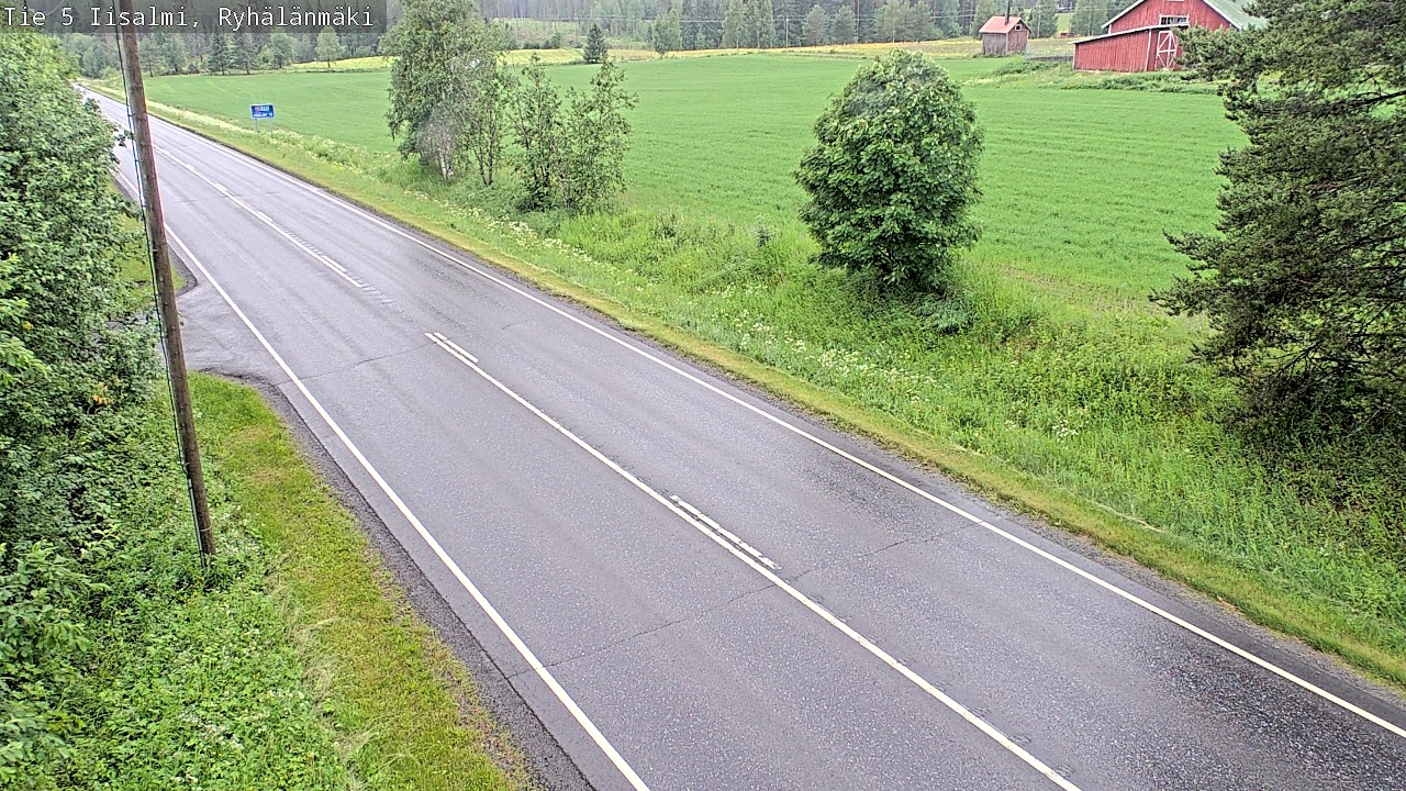 Weather Camera Image Väg 5 Idensalmi, Ryhälänmäki, Iisalmi, Pohjois-Savo