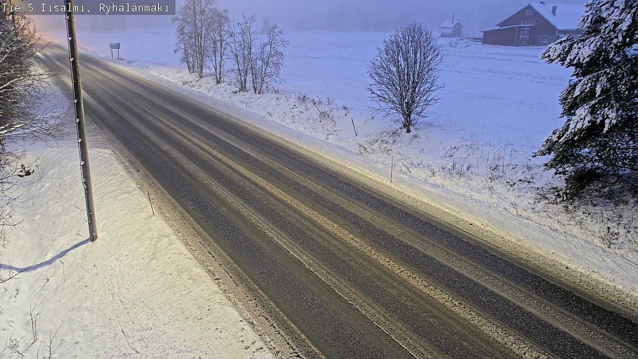 Weather Camera Image Väg 5 Idensalmi, Ryhälänmäki, Iisalmi, Pohjois-Savo