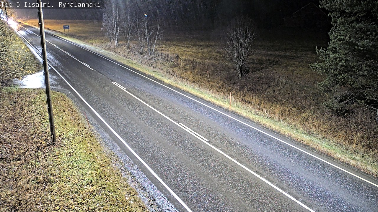 Weather Camera Image Väg 5 Idensalmi, Ryhälänmäki, Iisalmi, Pohjois-Savo